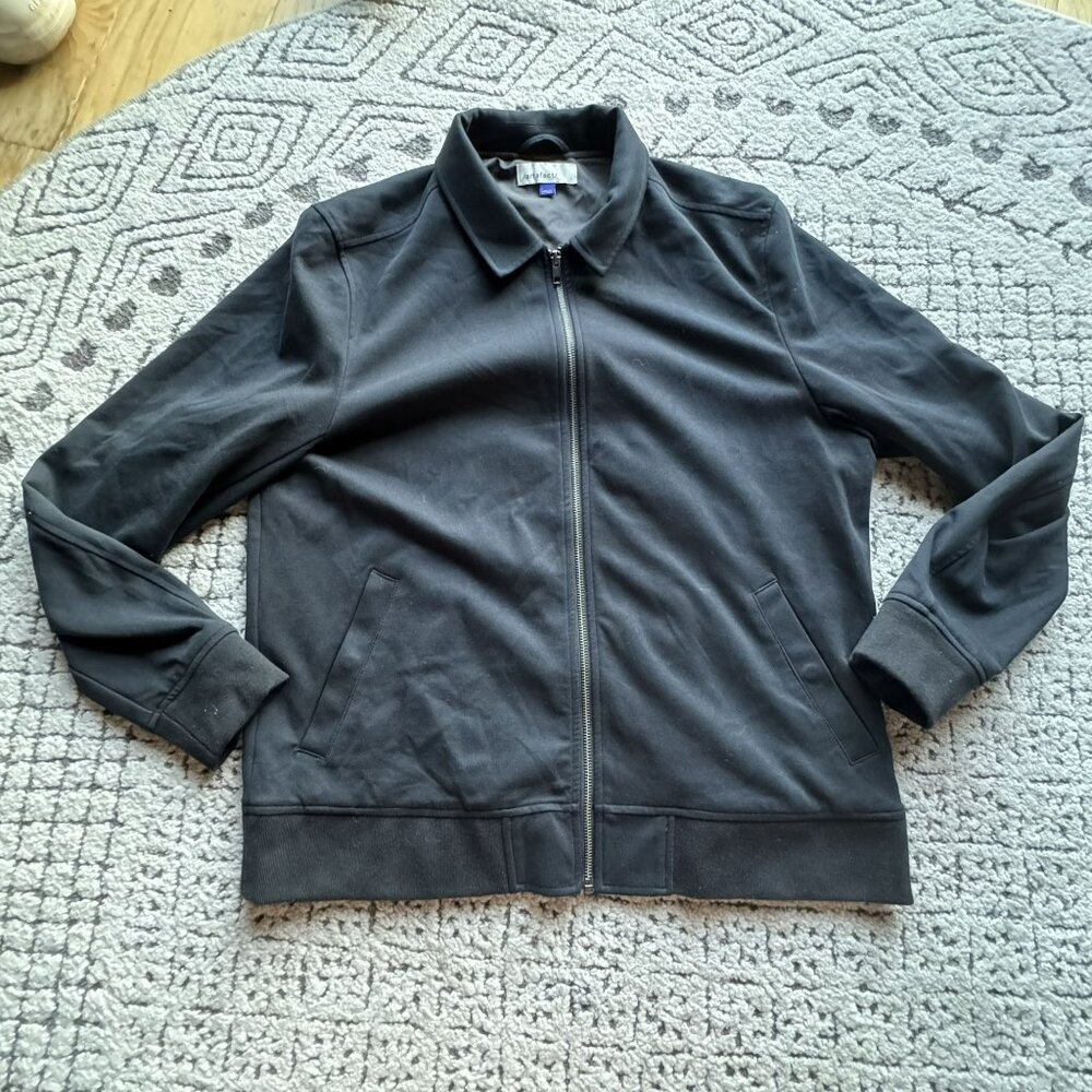 Artefact Black Zip-Up‎ Jacket Men's Size L Casual Collar